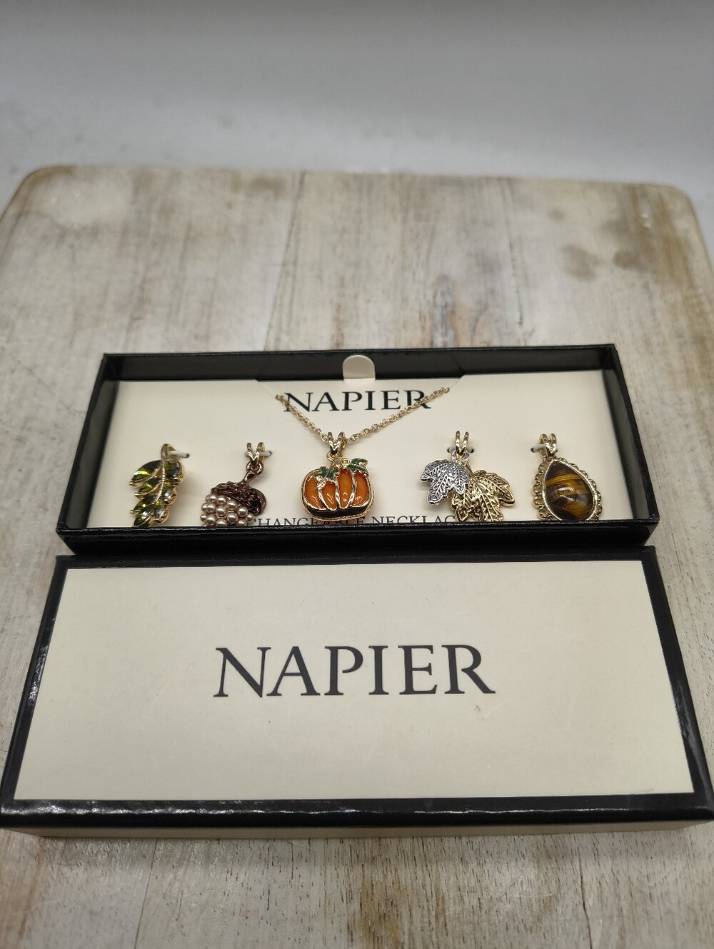 Napier Halloween/Fall Interchangeable Pendant Set